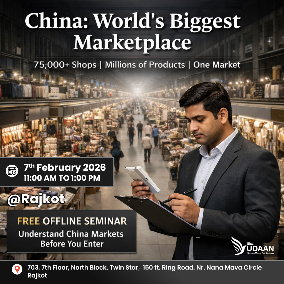 From Rajkot to China - Free Seminar | 7 February 2026
